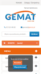 Mobile Screenshot of gemat.pl